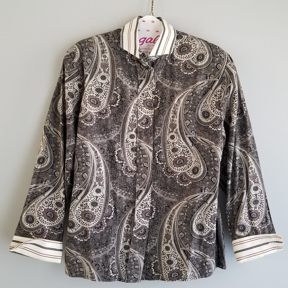 Byblos Italian Vintage Blouse-retro 1980's